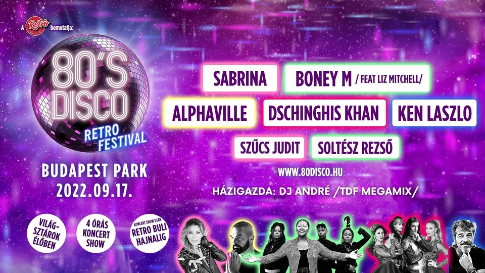 80’s DISCO Retro Festival – Újra a Budapest Parkban!