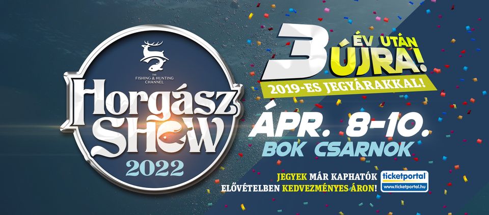 Horgászshow 2022 tavasz