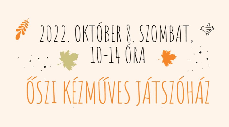Őszi kézműves játszóház
