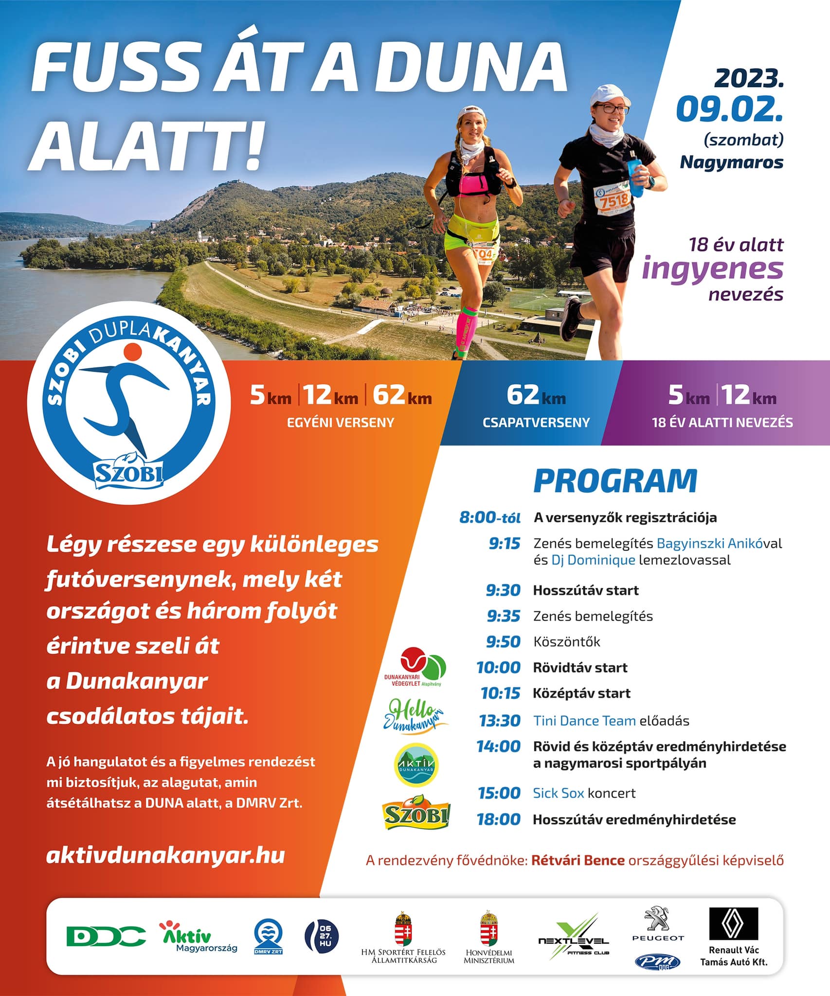 futás a duna alatt 2023