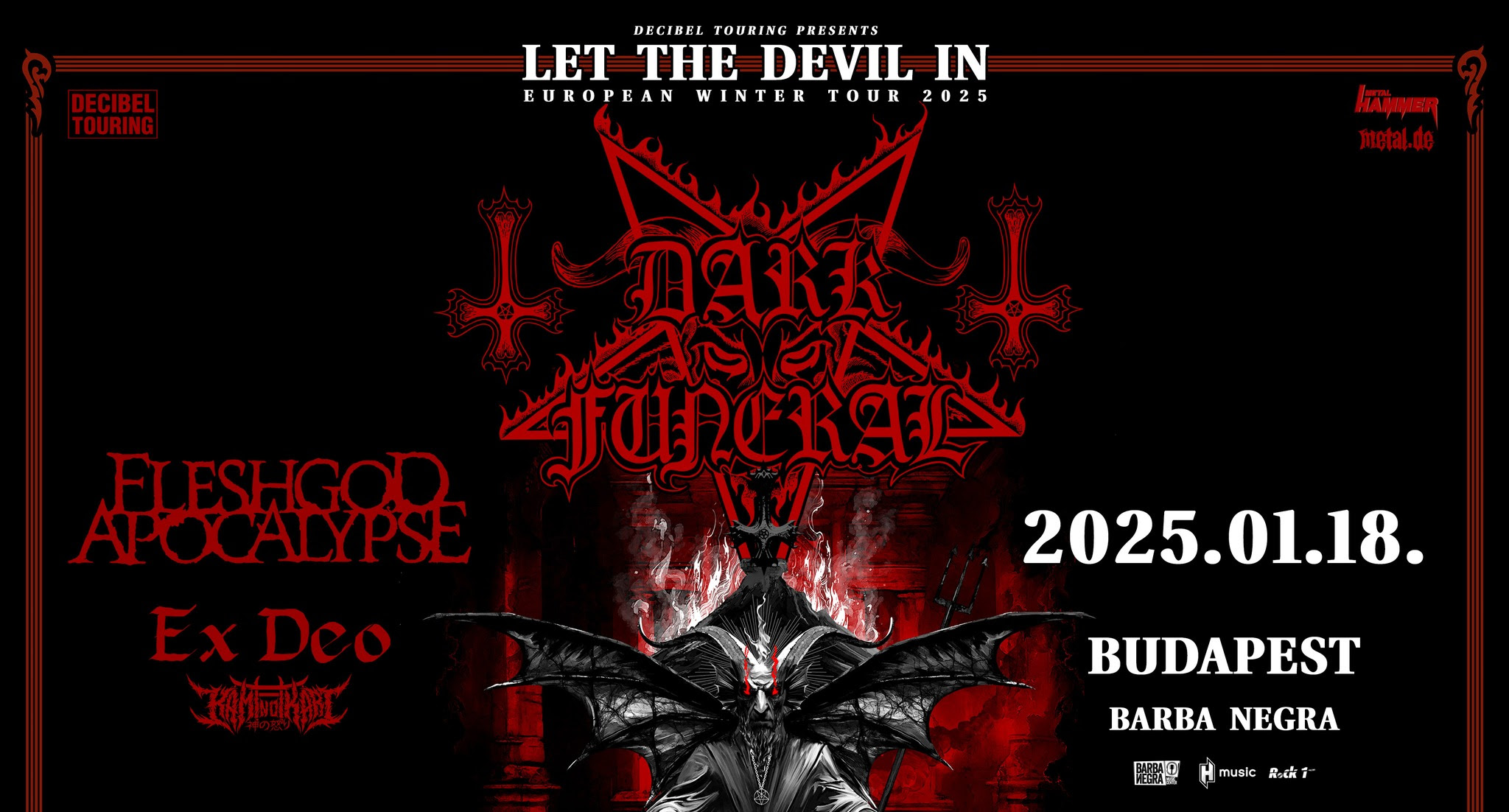 DARK FUNERAL koncert budapest