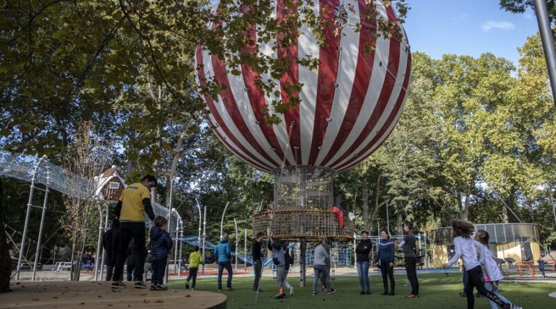 hőlégballonos játszótér Budapest